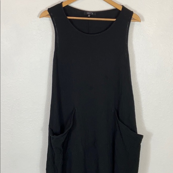 Comfy USA Dresses & Skirts - Euc Comfy USA lagenlook ruched tie side midi dress
